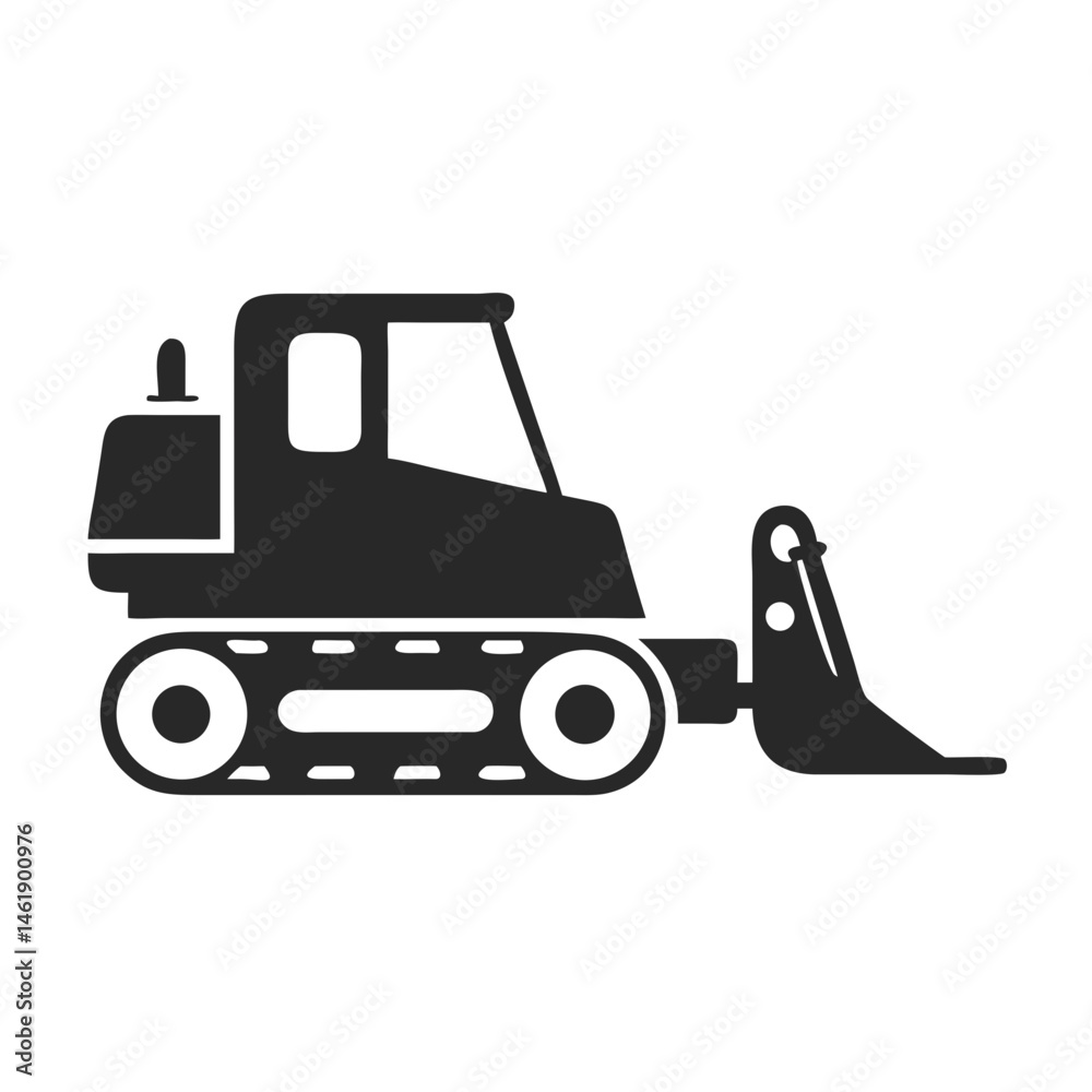 Naklejka premium Construction machinery working on site during daytime operations with earth-moving capabilities for various projects