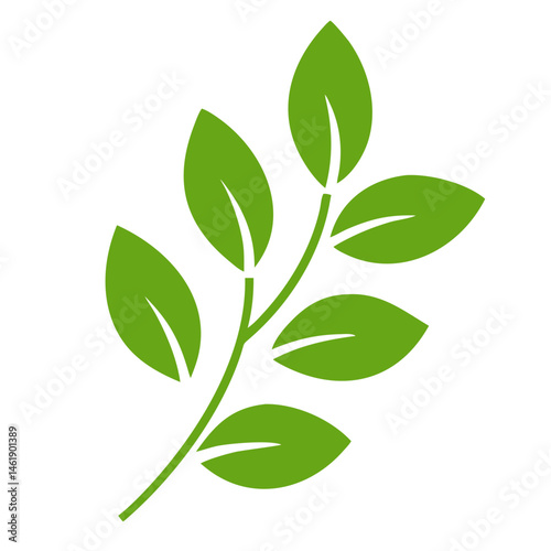 Green leafy branch showcasing vibrant foliage during daylight in a natural setting
