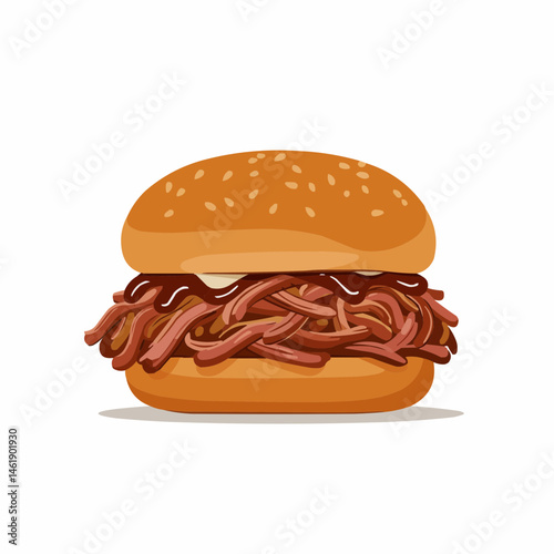 Simple sesame seed bun