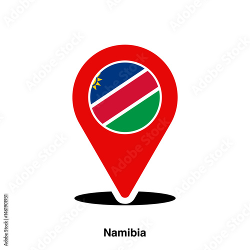 Free Download Namibia country location icon vector - GFXLoad