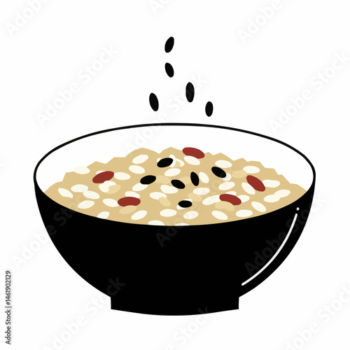 Cereal with seeds