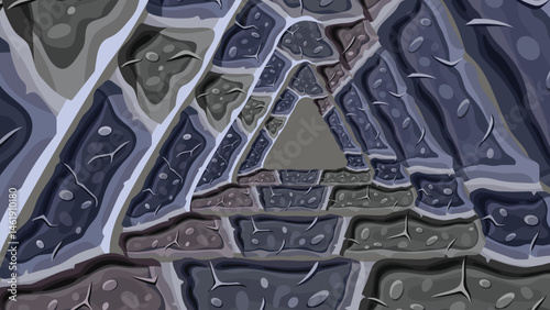Shiny silver metal wrench concept close up of car tire pattern
