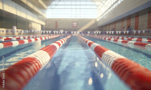 Wallpaper Mural Indoor swimming pool lanes Torontodigital.ca