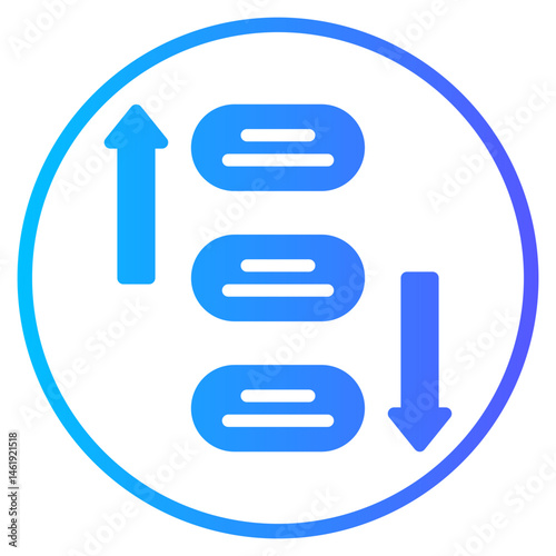 prioritize gradient icon
