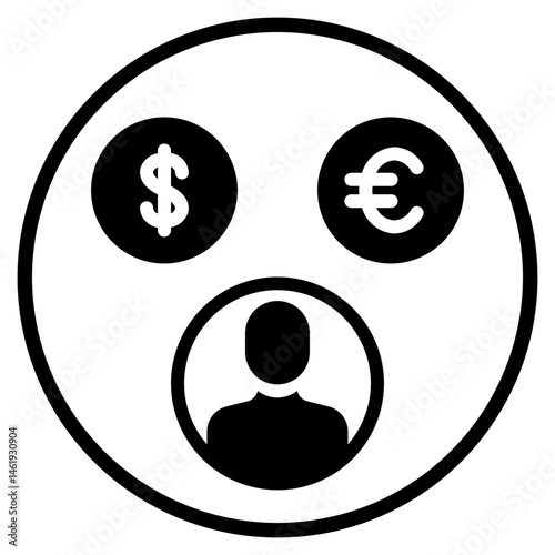 employee benefit glyph icon