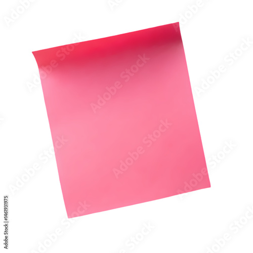 Free Download Pink Sticky Note Paper Texture Blank Memo Pad Background Image isolated on transparent background - GFXLoad
