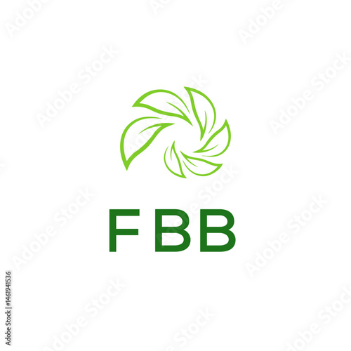 FBB  Letter Initial Logo Design Template Vector Illustration