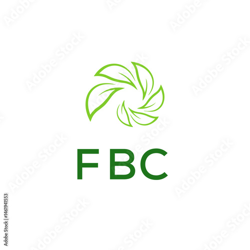 FBC  Letter Initial Logo Design Template Vector Illustration