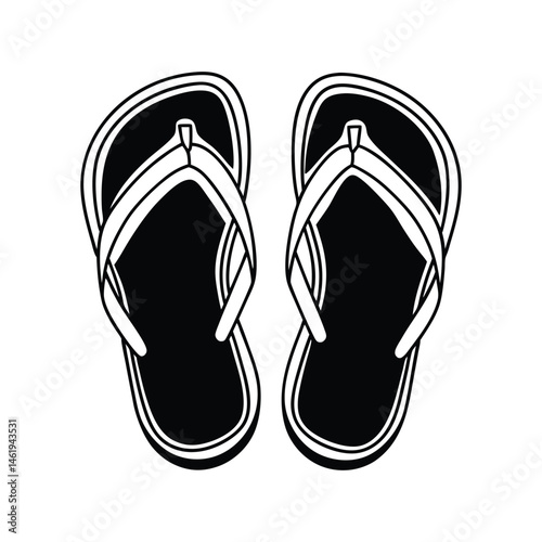Flip-Flops vector  icon