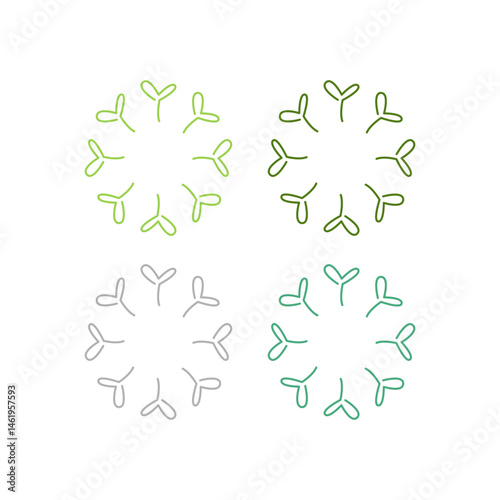 Organic Natural Product Sign Symbol Logo Vector