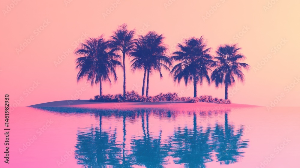 Fototapeta premium Tropical island paradise