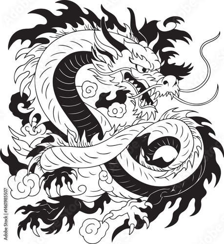 "Dragon Silhouette SVG – Fantasy Tribal Beast Clipart for DIY Crafts & Tattoos"

"Flying Dragon Outline – Mythical Creature Art for Shirts, Prints, and Logos"

"Black Dragon Silhouette PNG – Gothic Ve