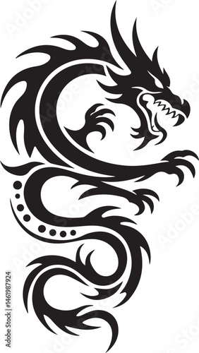 "Dragon Silhouette SVG – Fantasy Tribal Beast Clipart for DIY Crafts & Tattoos"

"Flying Dragon Outline – Mythical Creature Art for Shirts, Prints, and Logos"

"Black Dragon Silhouette PNG – Gothic Ve