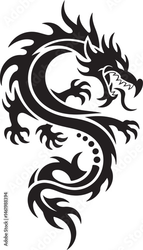 "Dragon Silhouette SVG – Fantasy Tribal Beast Clipart for DIY Crafts & Tattoos"

"Flying Dragon Outline – Mythical Creature Art for Shirts, Prints, and Logos"

"Black Dragon Silhouette PNG – Gothic Ve