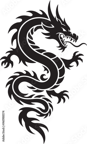 "Dragon Silhouette SVG – Fantasy Tribal Beast Clipart for DIY Crafts & Tattoos"

"Flying Dragon Outline – Mythical Creature Art for Shirts, Prints, and Logos"

"Black Dragon Silhouette PNG – Gothic Ve