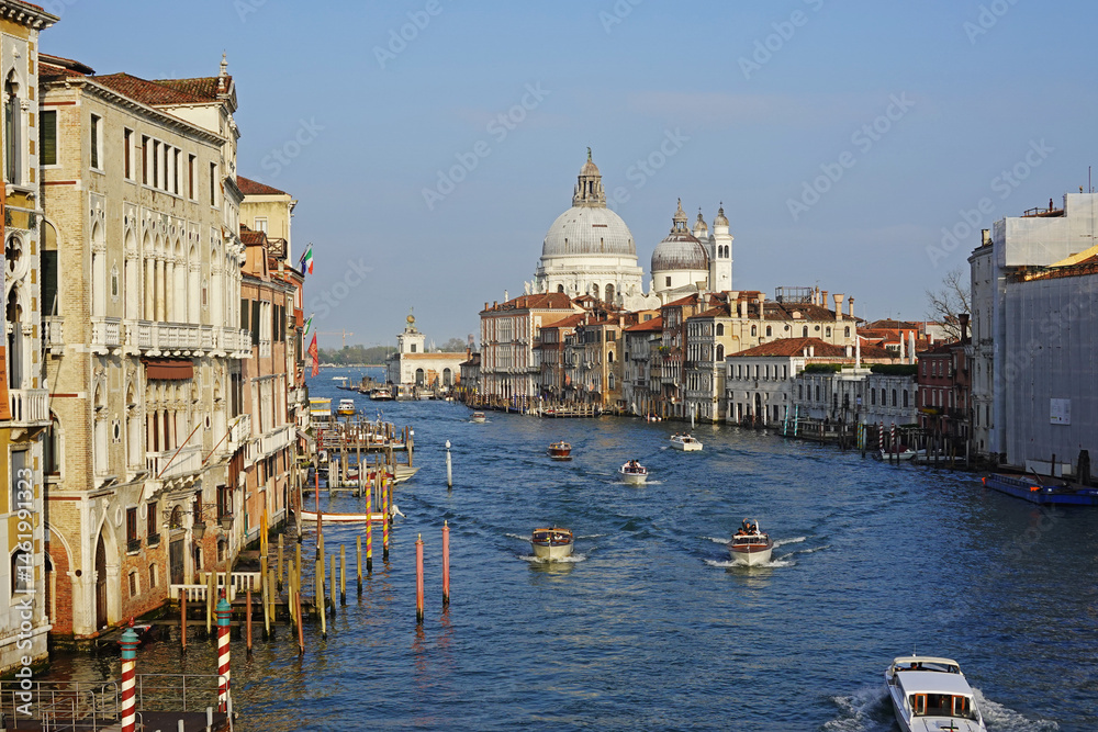 The view of Grand Canal in Venice, Italy