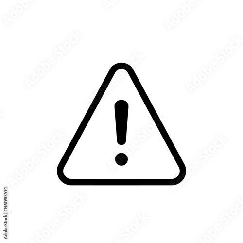 Warning Icon - Icon ошибка, warning, alert, signal, attention, triangle, symbol, caution, notification, graphic  
