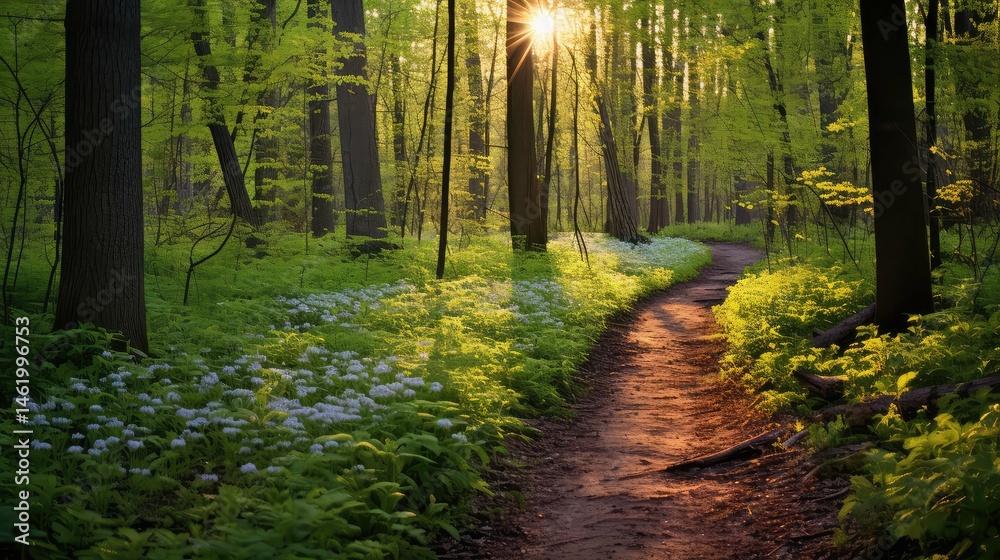 Obraz premium photograph spring hike