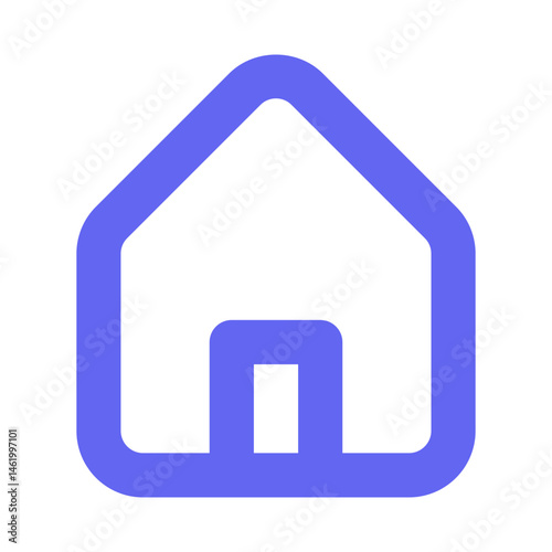 blue home icon
