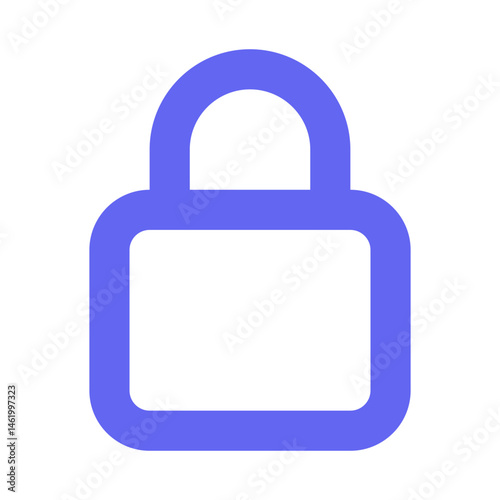 blue lock icon