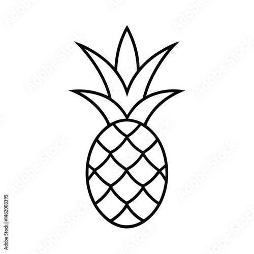 pineapple vector illustration