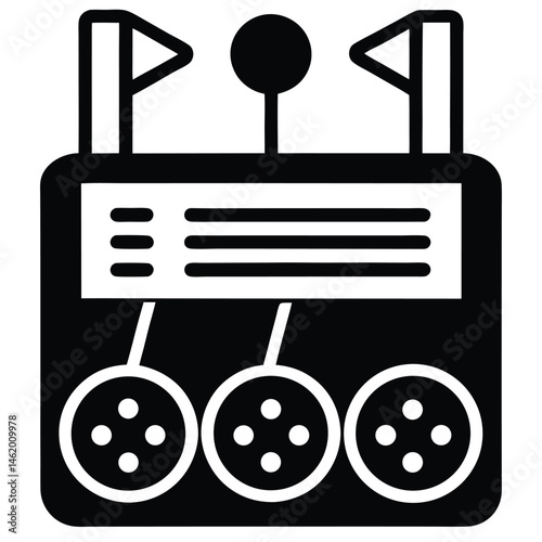 Scoreboard Icon  Sports Game Results Display Graphic