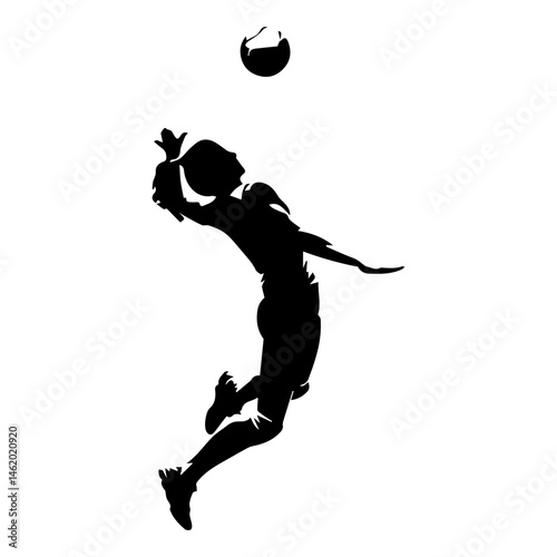 serve volleyball sport icon