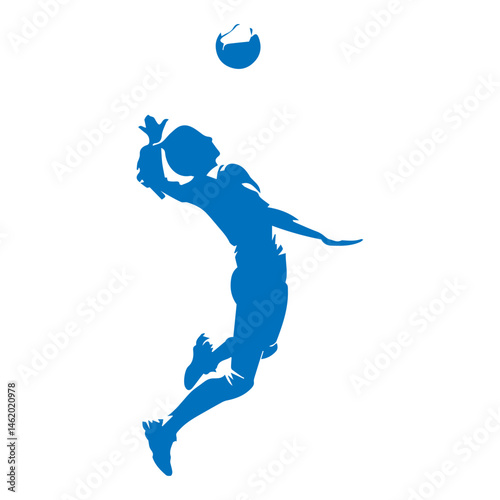 serve volleyball sport icon