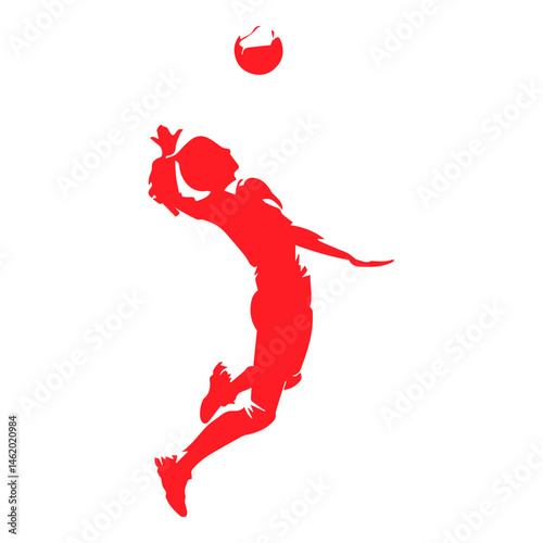 serve volleyball sport icon