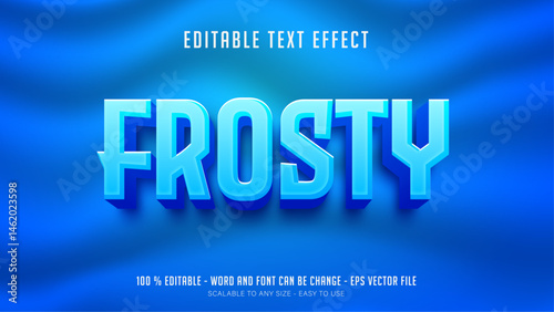 frosty editable text effect	
