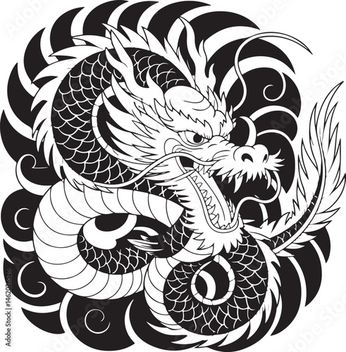 "Dragon Silhouette SVG – Fantasy Tribal Beast Clipart for DIY Crafts & Tattoos"

"Flying Dragon Outline – Mythical Creature Art for Shirts, Prints, and Logos"

"Black Dragon Silhouette PNG – Gothic Ve