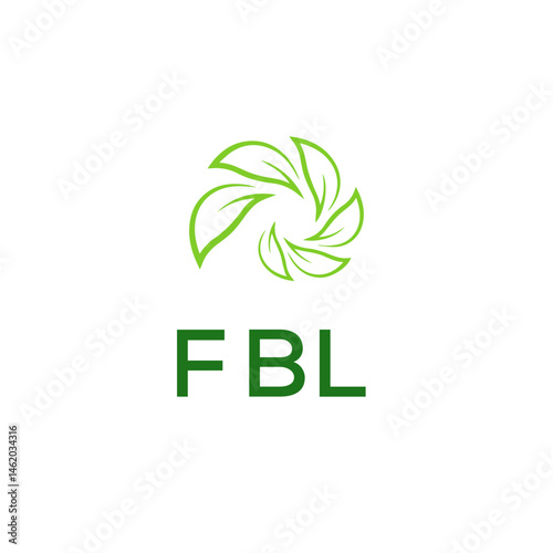 FBL Letter Initial Logo Design Vector Illustration

