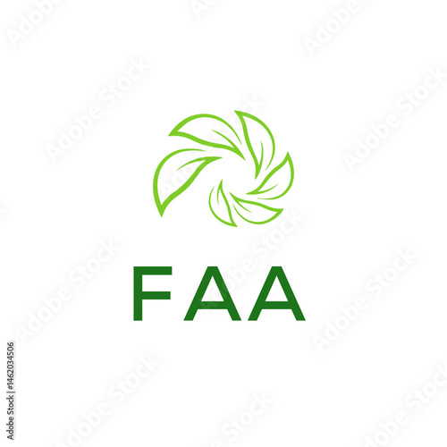 FA Letter Initial Logo Design Template Vector Illustration