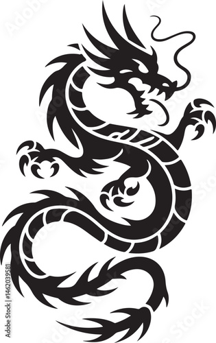 "Dragon Silhouette SVG – Fantasy Tribal Beast Clipart for DIY Crafts & Tattoos"

"Flying Dragon Outline – Mythical Creature Art for Shirts, Prints, and Logos"

"Black Dragon Silhouette PNG – Gothic Ve