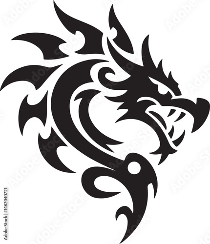 "Dragon Silhouette SVG – Fantasy Tribal Beast Clipart for DIY Crafts & Tattoos"

"Flying Dragon Outline – Mythical Creature Art for Shirts, Prints, and Logos"

"Black Dragon Silhouette PNG – Gothic Ve