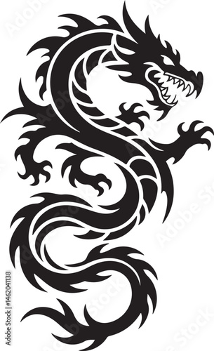 "Dragon Silhouette SVG – Fantasy Tribal Beast Clipart for DIY Crafts & Tattoos"

"Flying Dragon Outline – Mythical Creature Art for Shirts, Prints, and Logos"

"Black Dragon Silhouette PNG – Gothic Ve