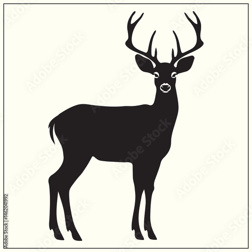 Bambi Silhouette, Fawn Figure