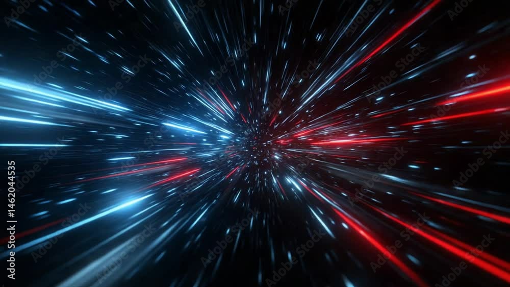 Futuristic light streaks in a dynamic space environment, conveying movement and energy Futuristic light streaks in a dynamic space environment, conveying movement and energy