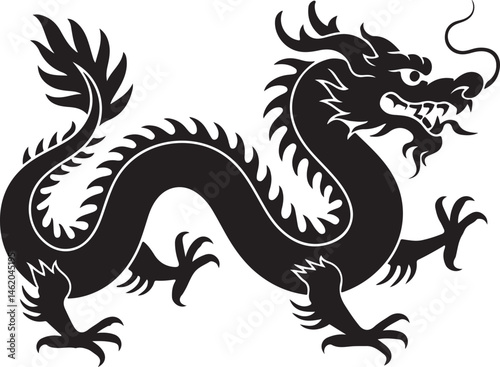 "Dragon Silhouette SVG – Fantasy Tribal Beast Clipart for DIY Crafts & Tattoos"

"Flying Dragon Outline – Mythical Creature Art for Shirts, Prints, and Logos"

"Black Dragon Silhouette PNG – Gothic Ve