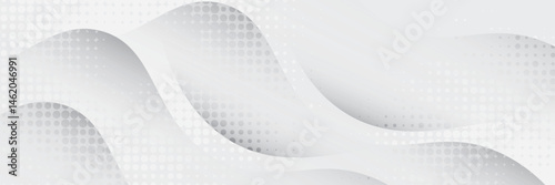 Abstract Geometric modern white and gray color . Modern and Creative Trend design in vector illustration