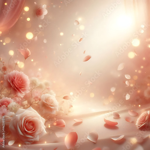 rose gold background, pink gold abstract