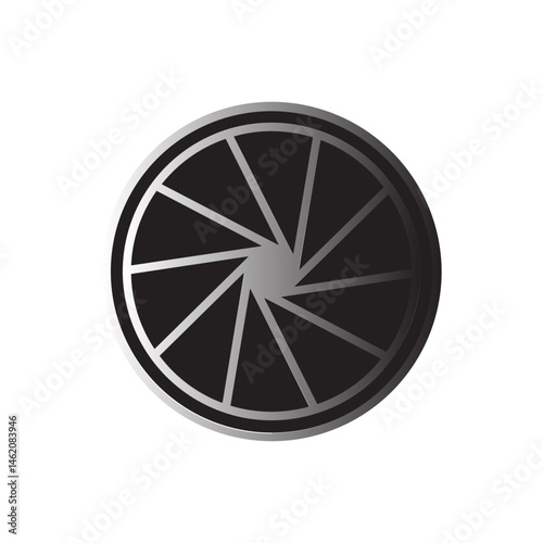 camera lens color icon