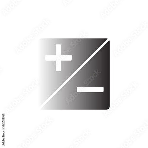 zoom in and zoom out butoon color icon