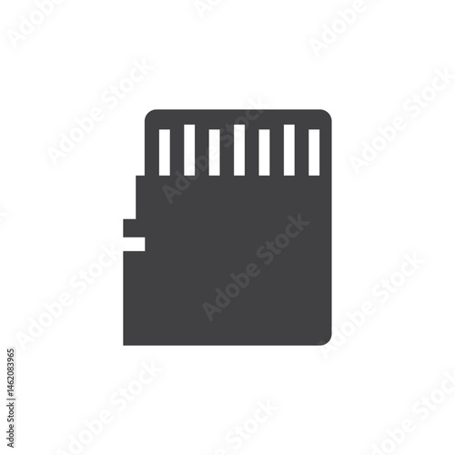 flash memory card color icon