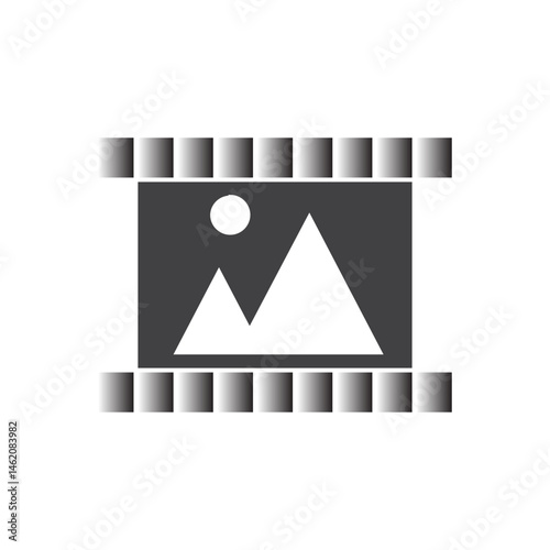 film strip color icon