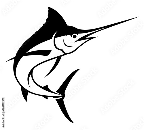 Stunning Marlin Tattoo Design A Majestic Ocean Creature Ink Idea