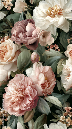 Wallpaper Mural Beautiful floral arrangement with soft colors. Torontodigital.ca