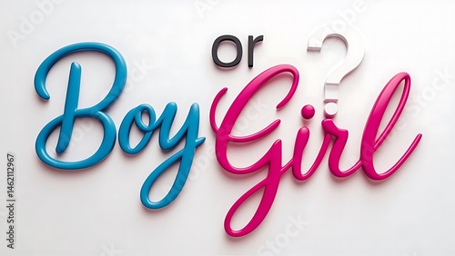 Boy or girl gender reveal party background
