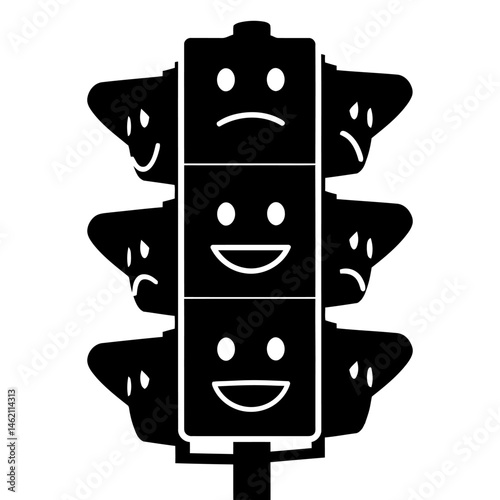Emotional Traffic Light Tattoo Design A Unique Ink Idea