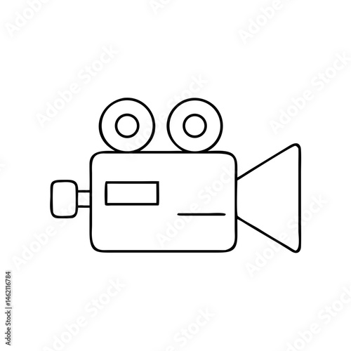 Classic film camera design showcasing an iconic recording tool widely used in the past for capturing moving images